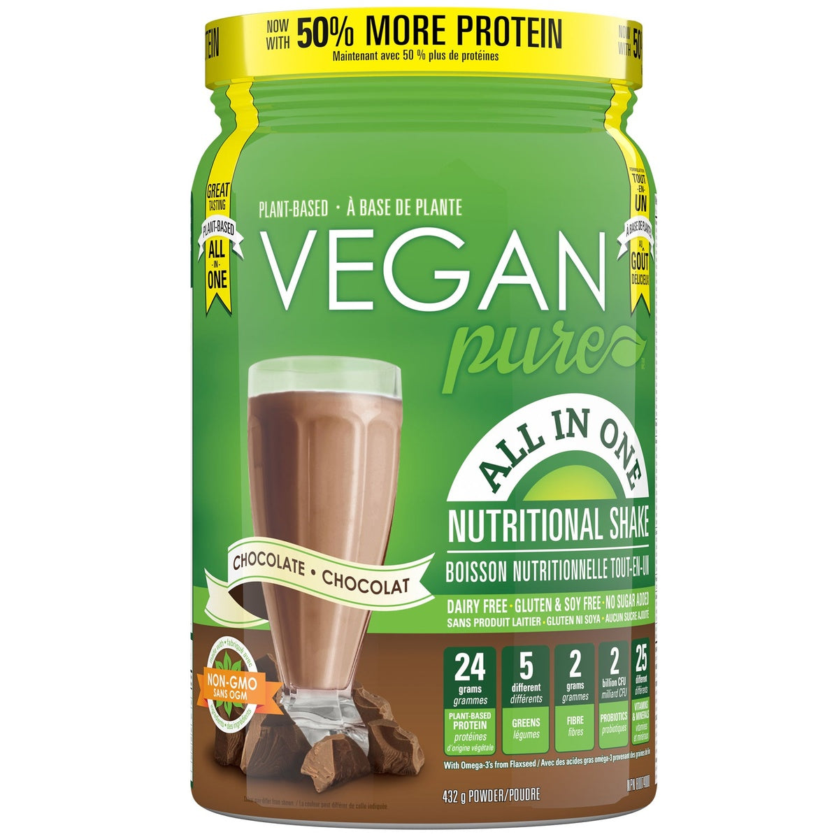 All in One Nutritional Shake Chocolate  Vegan Pure