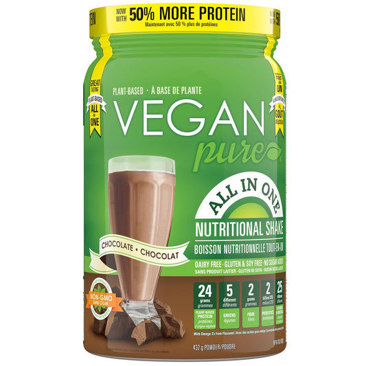 All in One Nutritional Shake Chocolate  Vegan Pure
