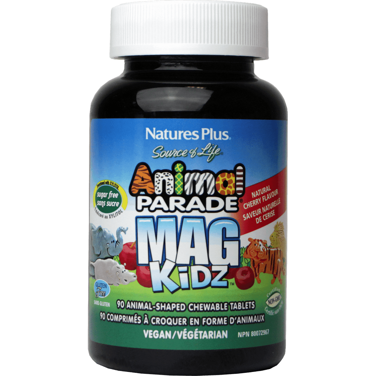 Animal Parade Mag. Kidz Chewables, Cherry  Natures Plus