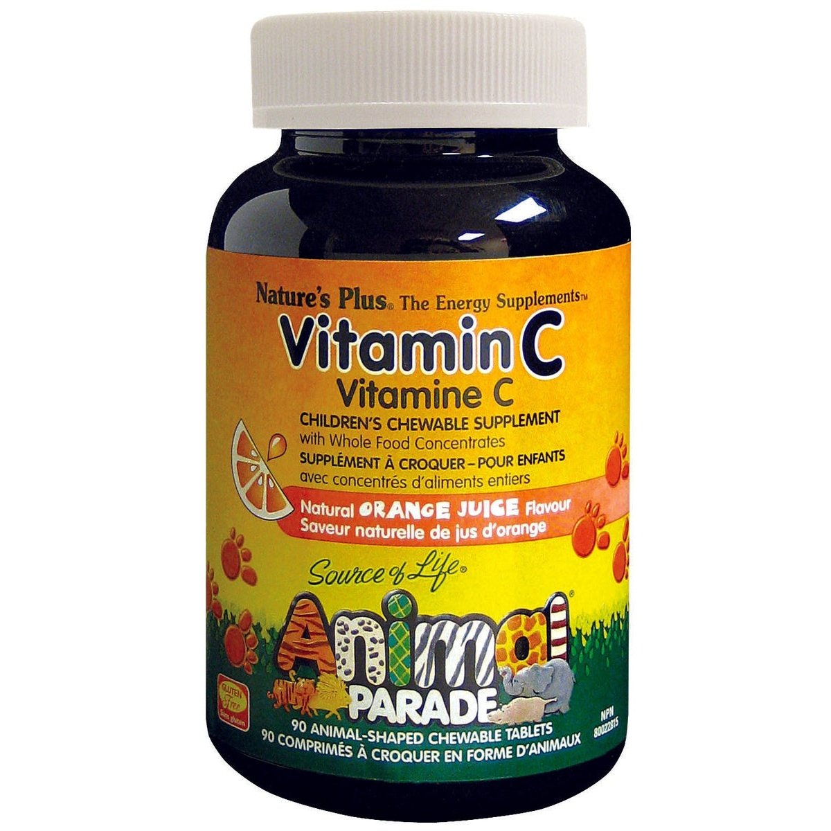 Animal Parade Vitamin C Children’s Chewables  Natures Plus