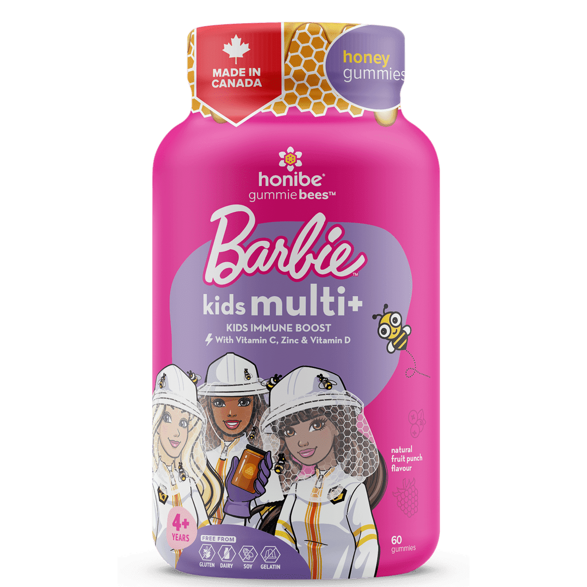 Barbie Complete Kids Multivitamin + Immune  Honibe