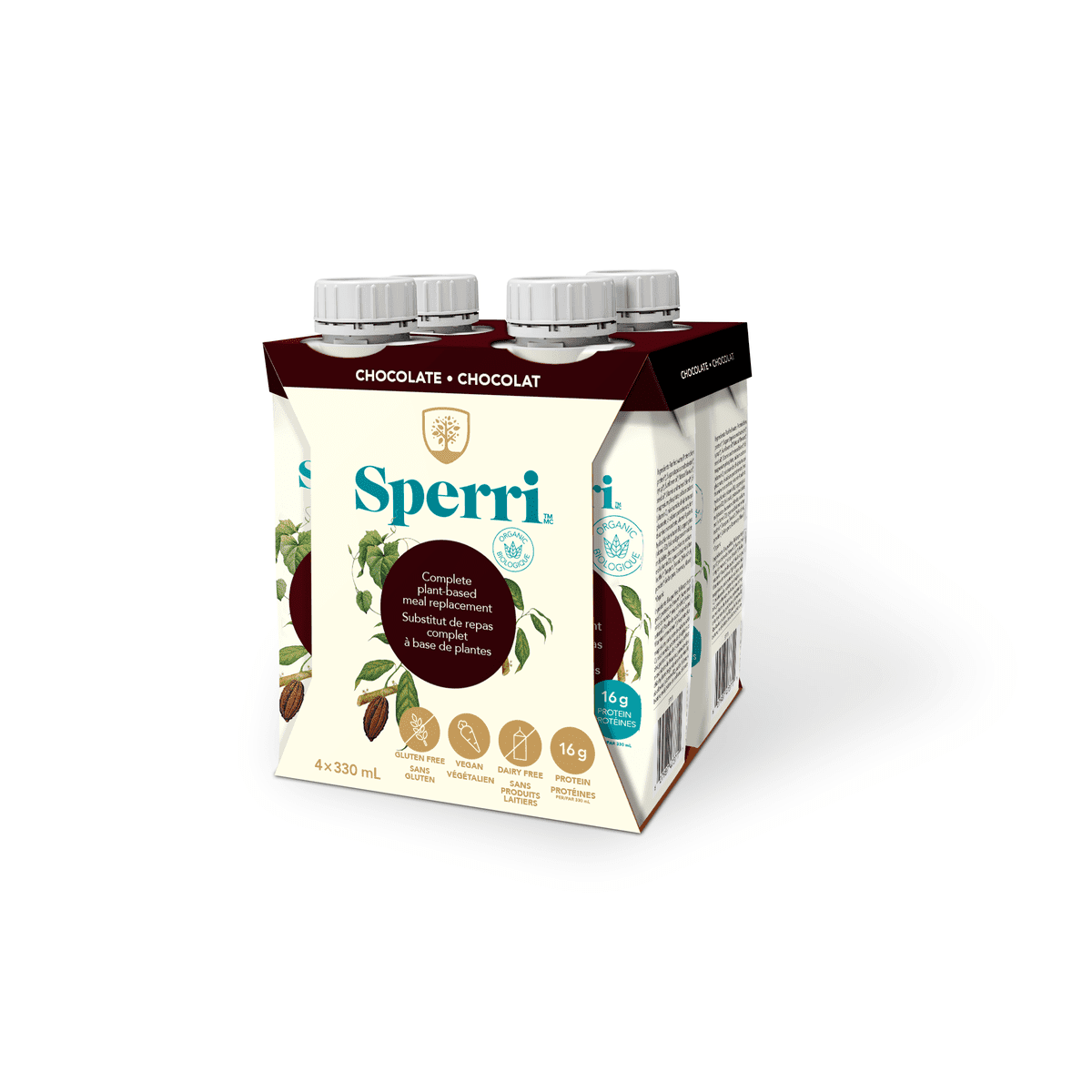 Complete Plant Based Meal Replacement, Chocolate  Sperri