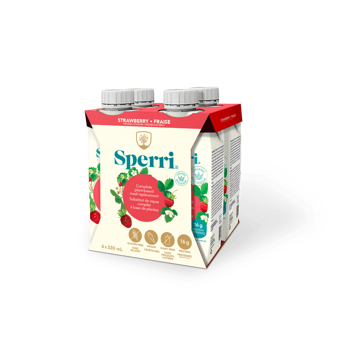 Complete Plant Based Meal Replacement, Strawberry  Sperri