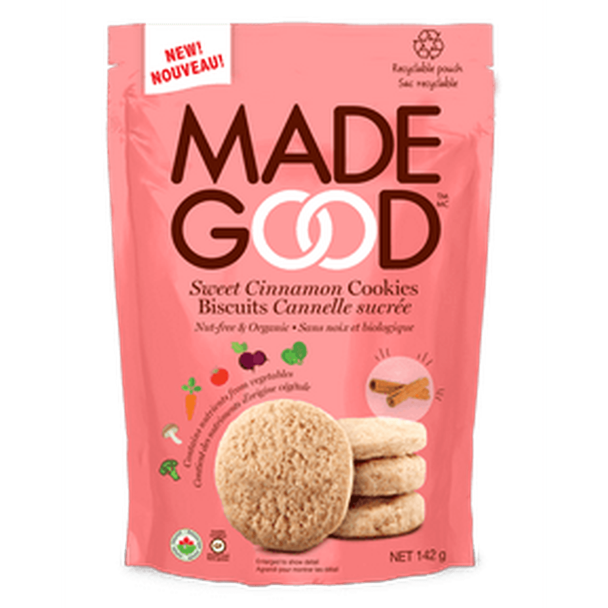 Crunchy Cookies Sweet Cinnamon  Made Good