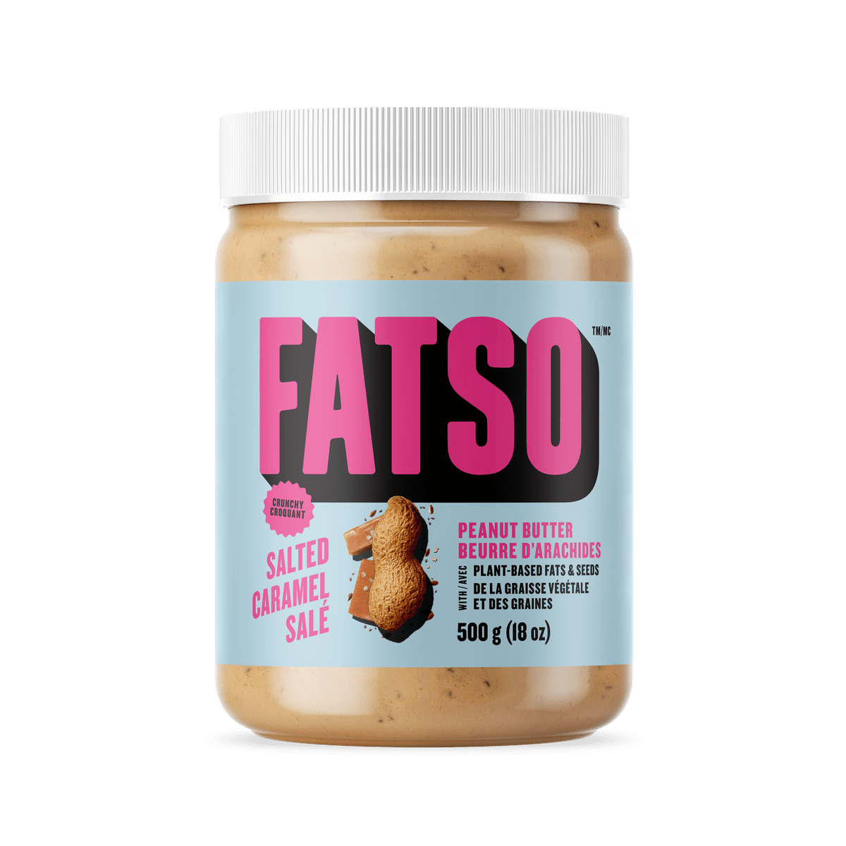 Crunchy Salted Caramel Peanut Butter  Fatso