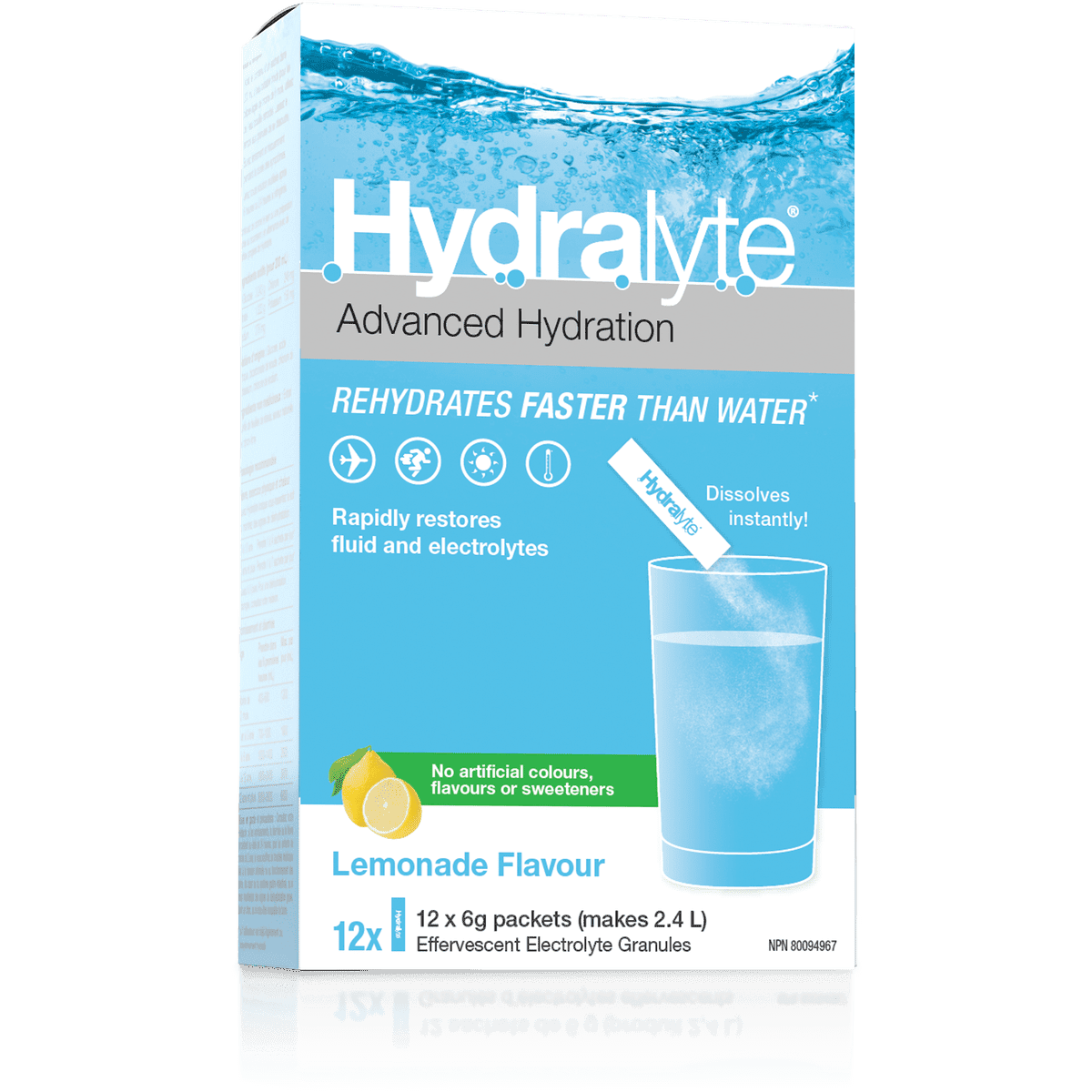 Electrolyte Powder - Lemonade 6g  Hydralyte