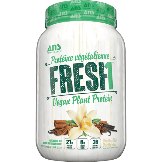 FRESH1 Vegan Protein Vanilla Chai  ANS Performance 907g