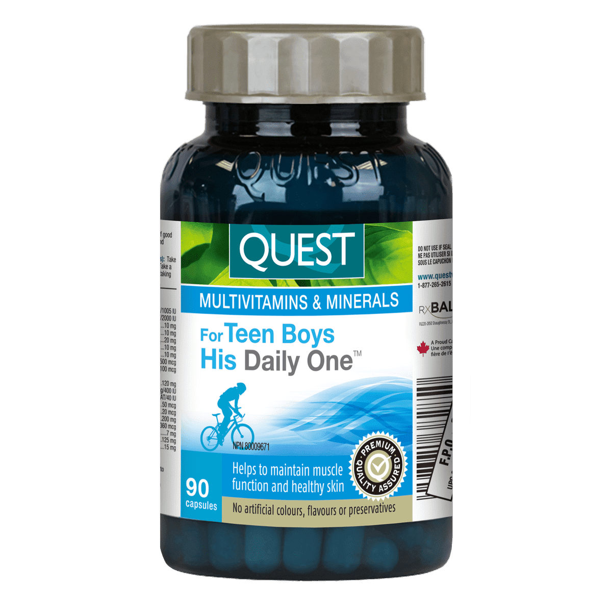For Teen Boys His Daily One  Quest - The Quest For Health