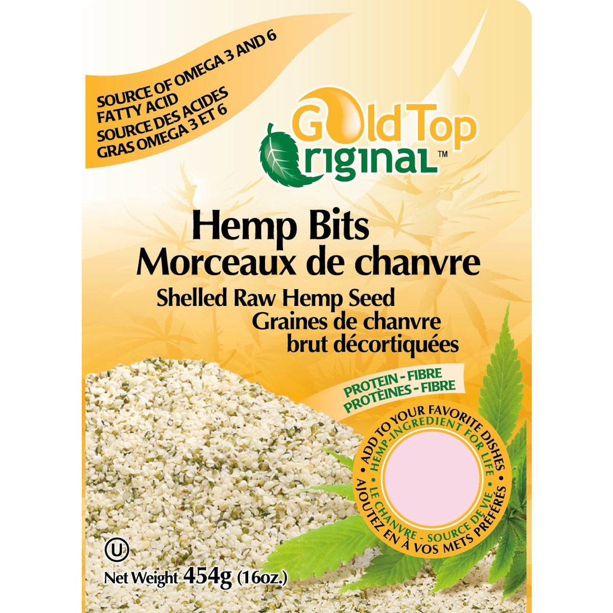Hemp Bits  Gold Top Organics