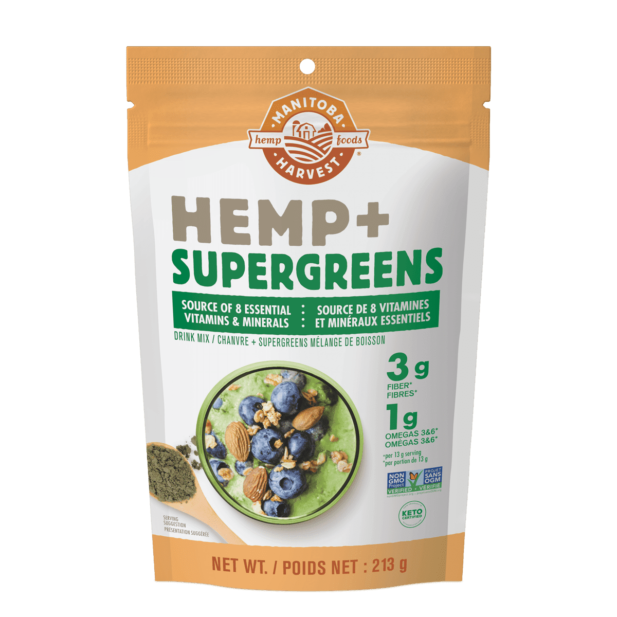 Hemp + Supergreens  Manitoba Harvest