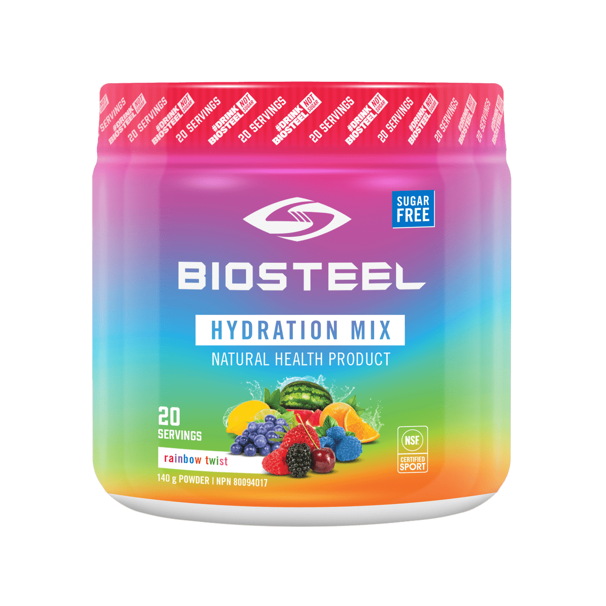 Hydration Mix Rainbow Twist  BioSteel Sports Nutrition Inc. 140g