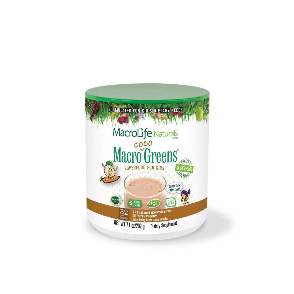 Jr. Macro Coco Greens  MacroLife Naturals