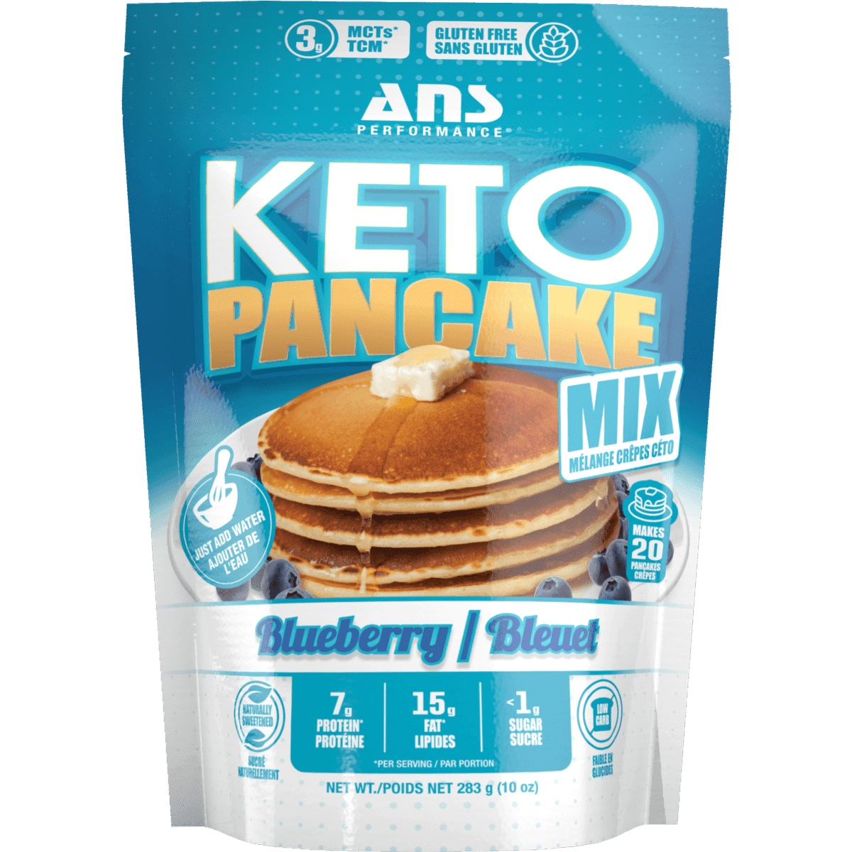 KETO Pancake Mix Blueberry  ANS Performance