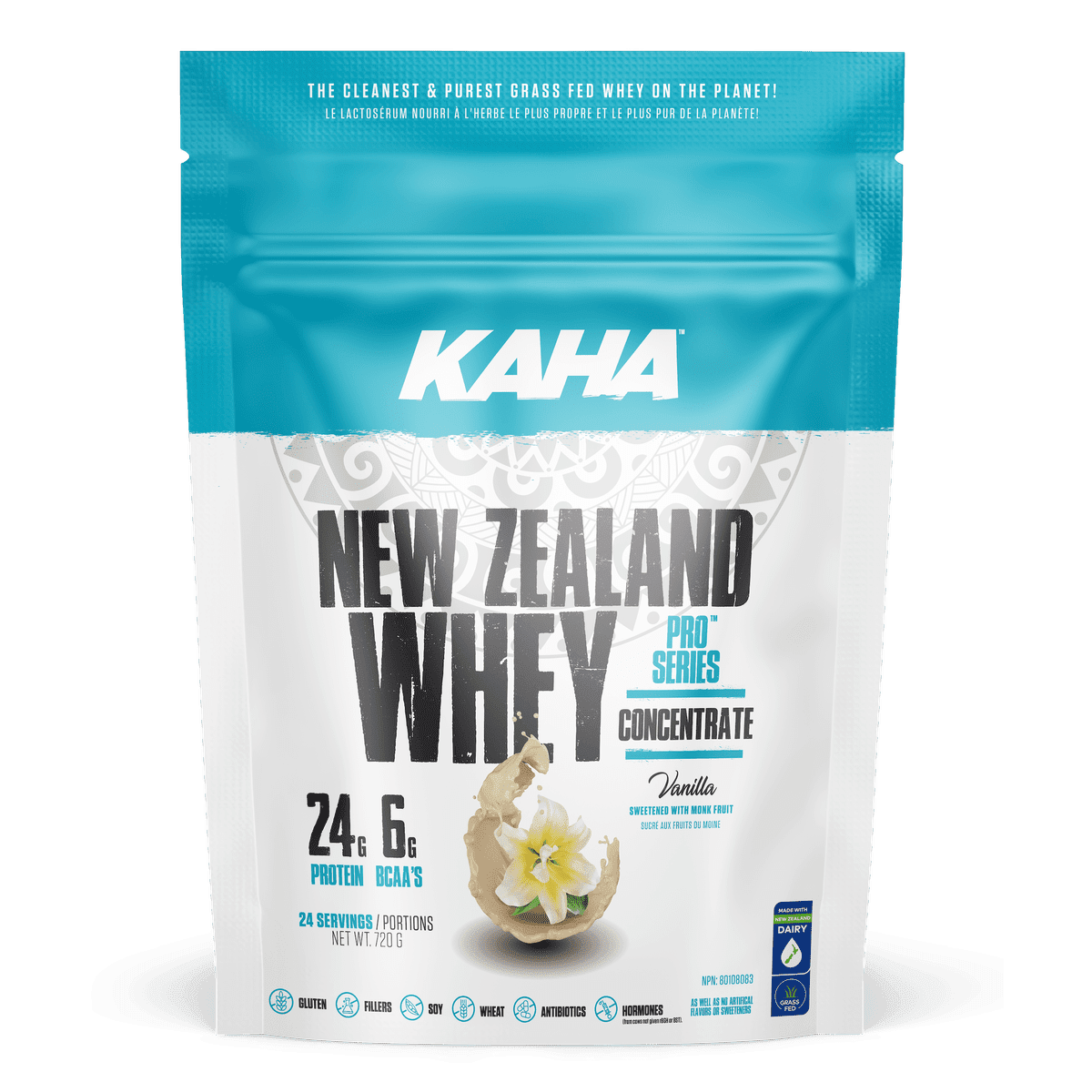 Kaha NZ Whey Concentrate Vanilla  Kaha Nutrition