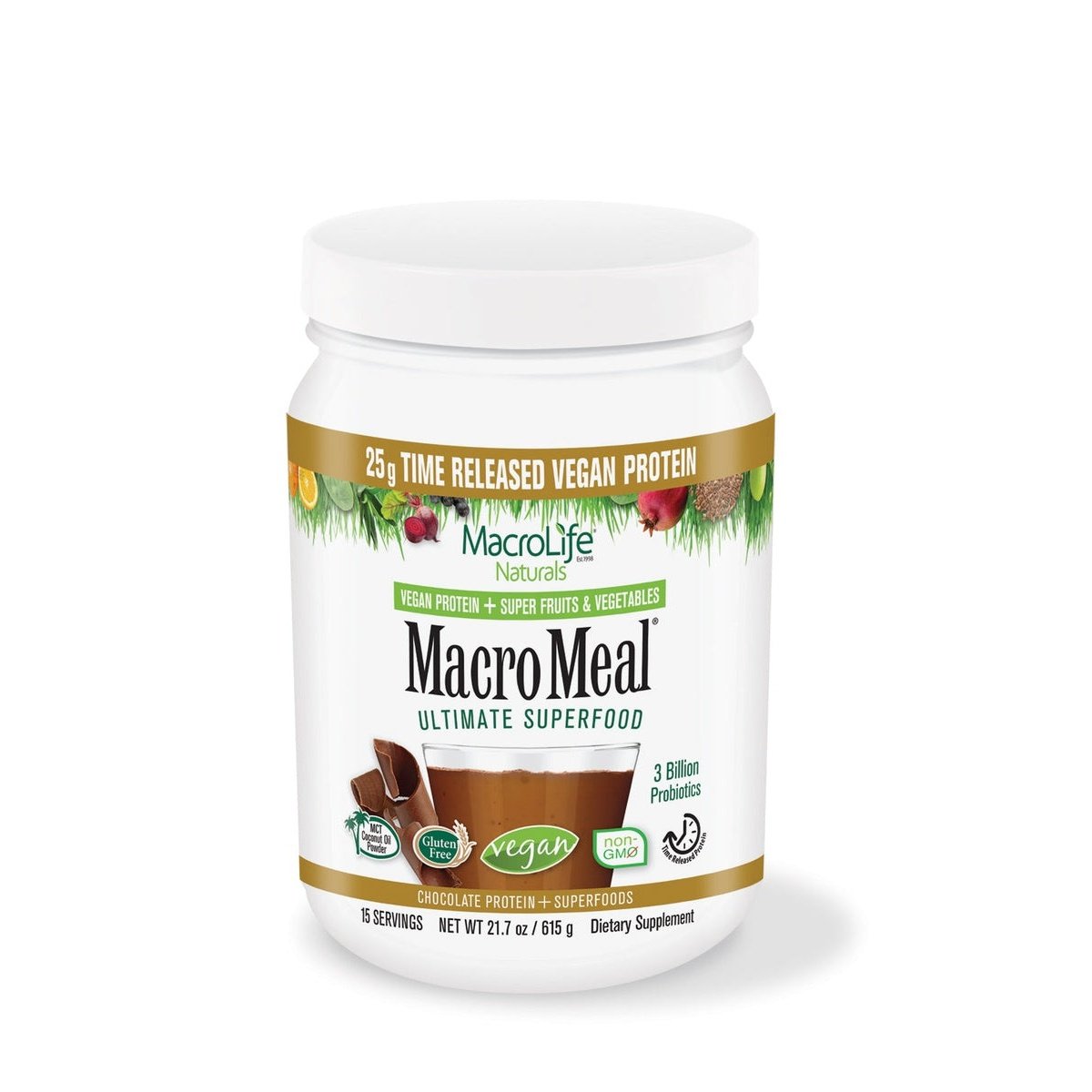 MacroMeal Vegan Chocolate  MacroLife Naturals