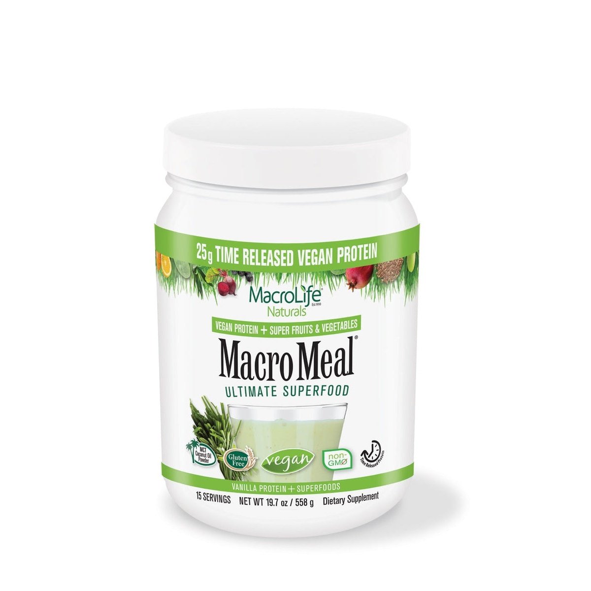 MacroMeal Vegan Vanilla  MacroLife Naturals