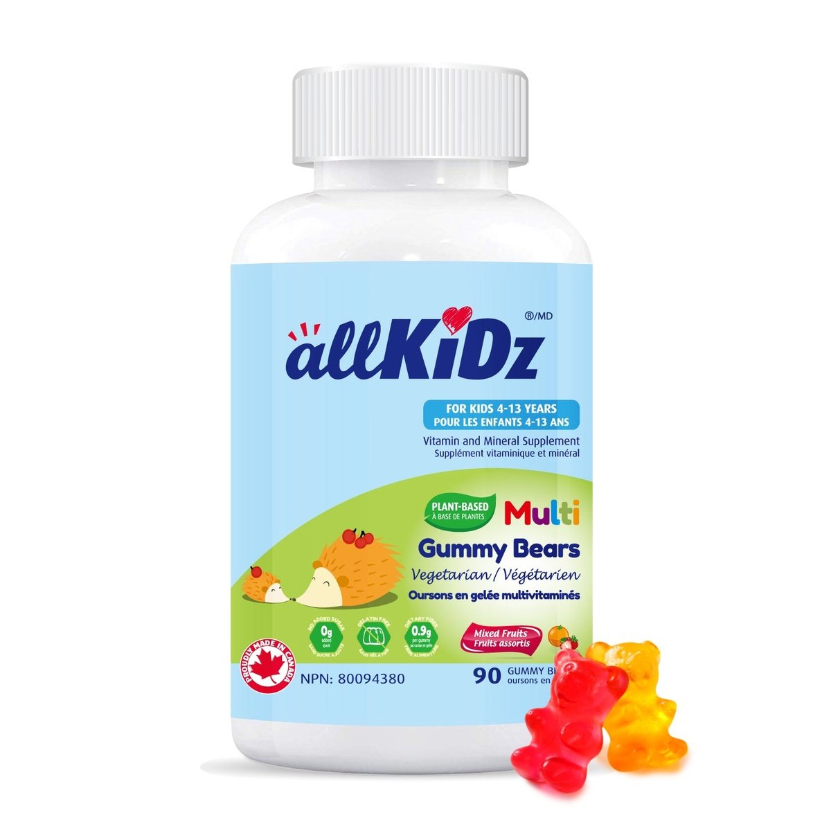 Multi Gummy Bears Vegetarian allKiDz Naturals Inc.