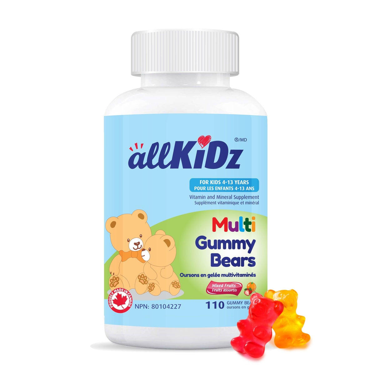 Multi Gummy Bears allKiDz Naturals Inc.