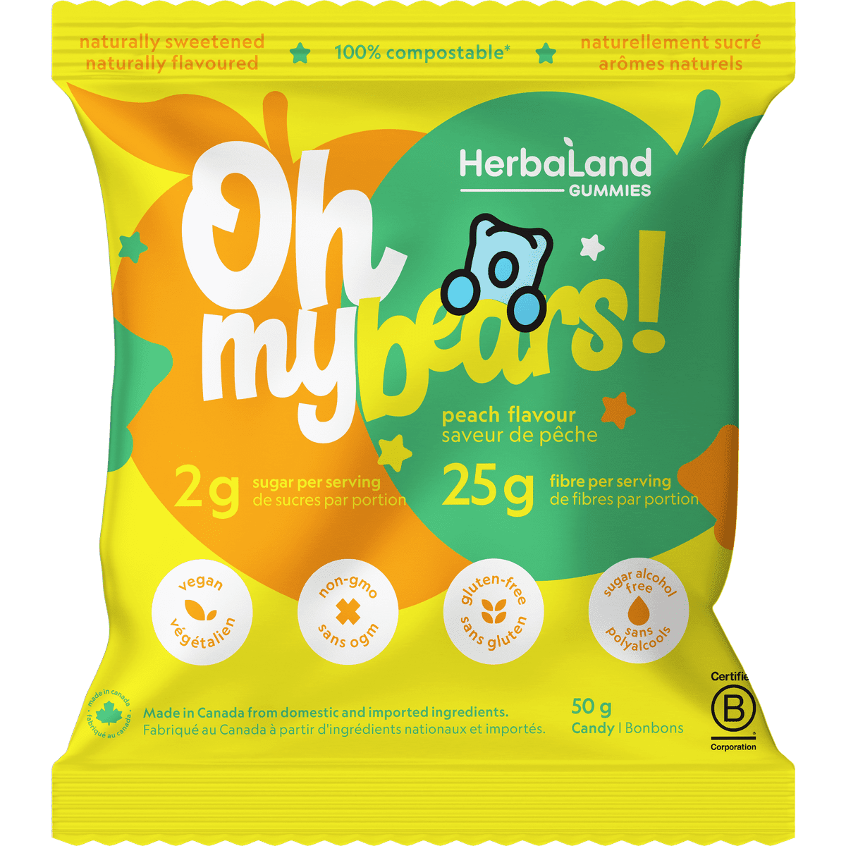 Oh My Bears! Peach  Herbaland