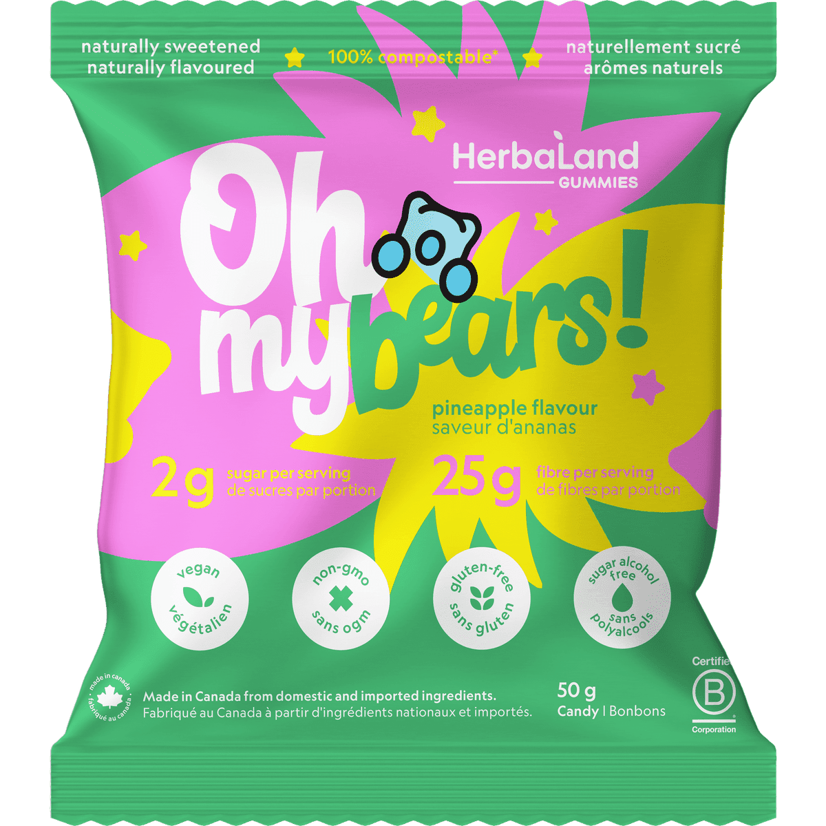 Oh My Bears! Pineapple  Herbaland