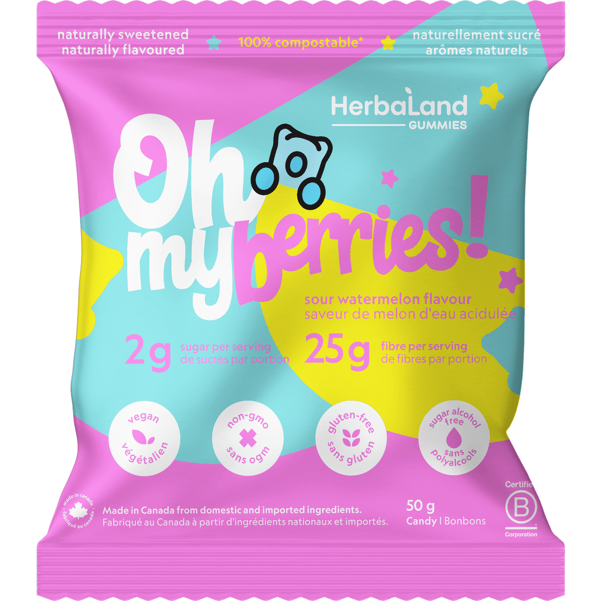 Oh My Berries! Sour Watermelon  Herbaland