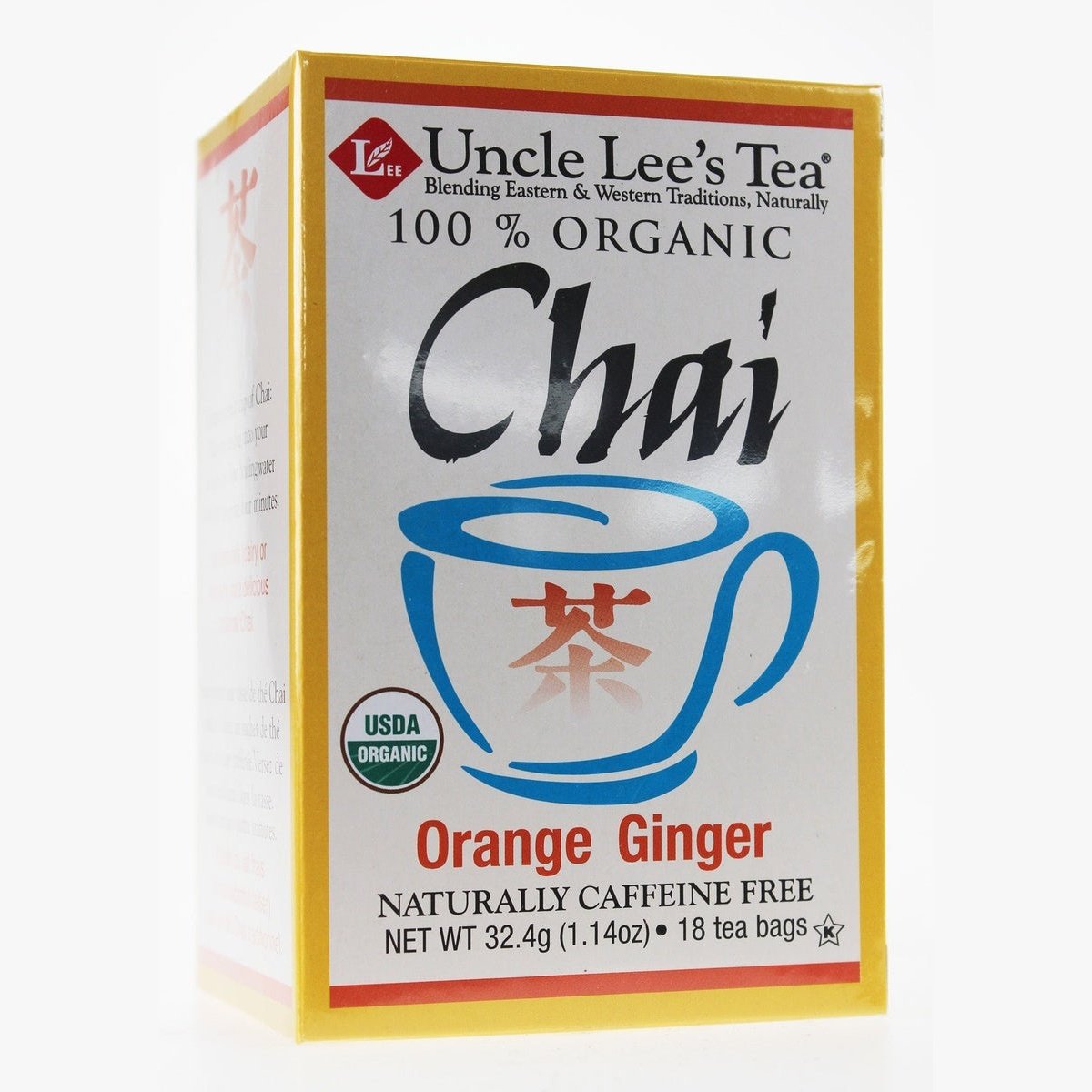 Organic Orange Ginger Chai  Uncle Lee's Tea