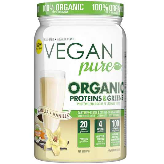 Organic Protein & Greens Vanilla  Vegan Pure