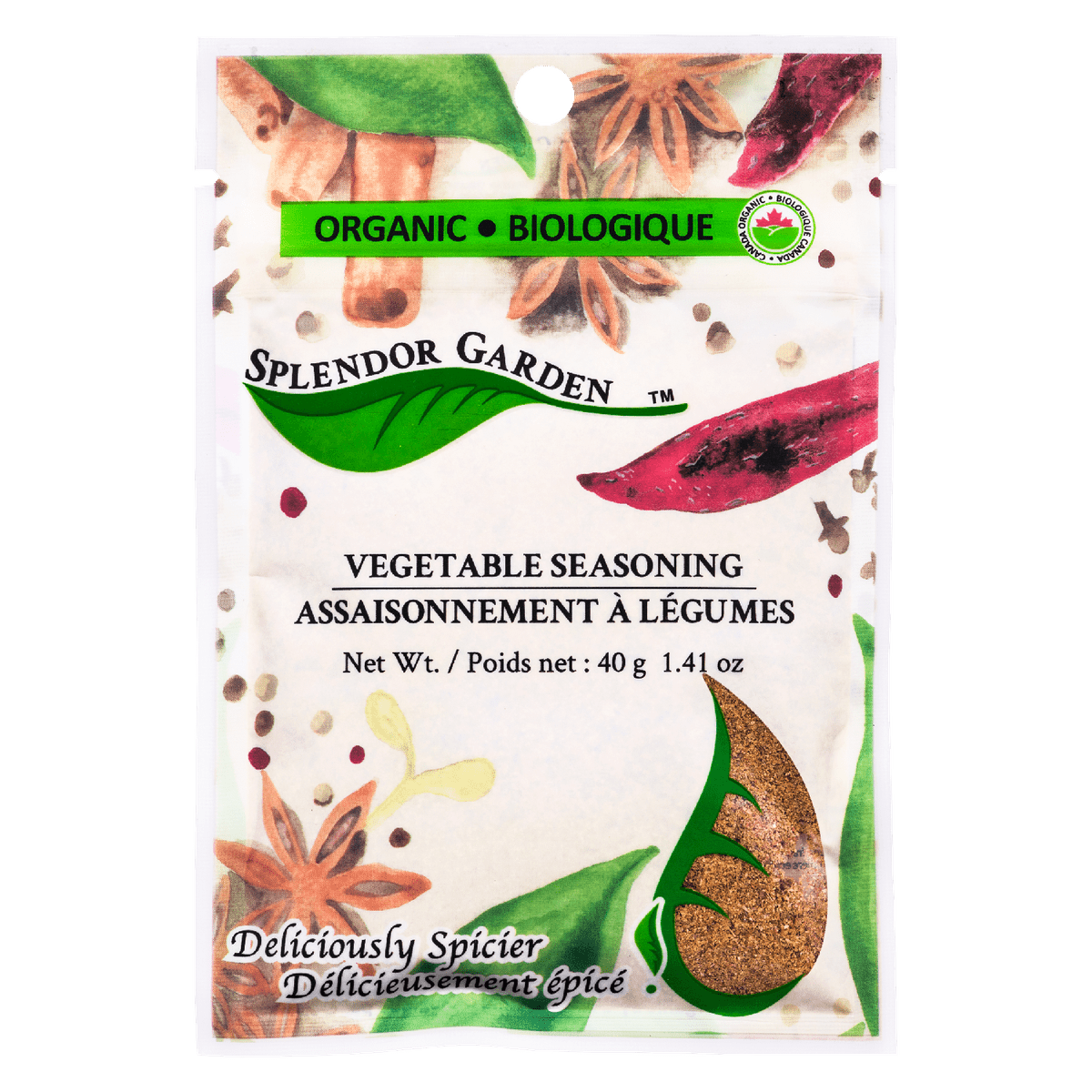 Organic Vegetable Seasoning  Splendor Garden