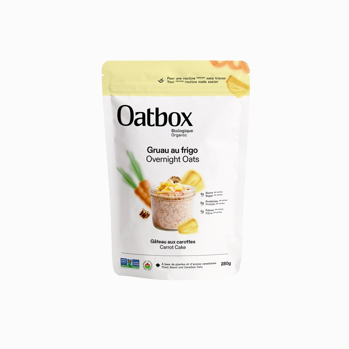 Overnight Oats Carrot Cake Oatbox