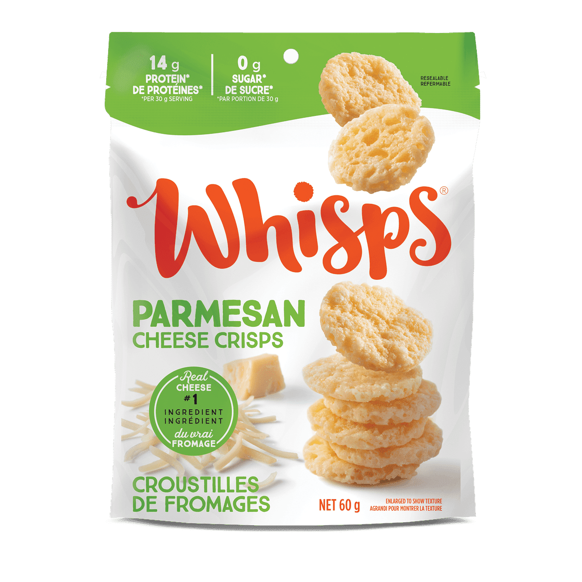 Parmesan Cheese Crisps  WHISPS