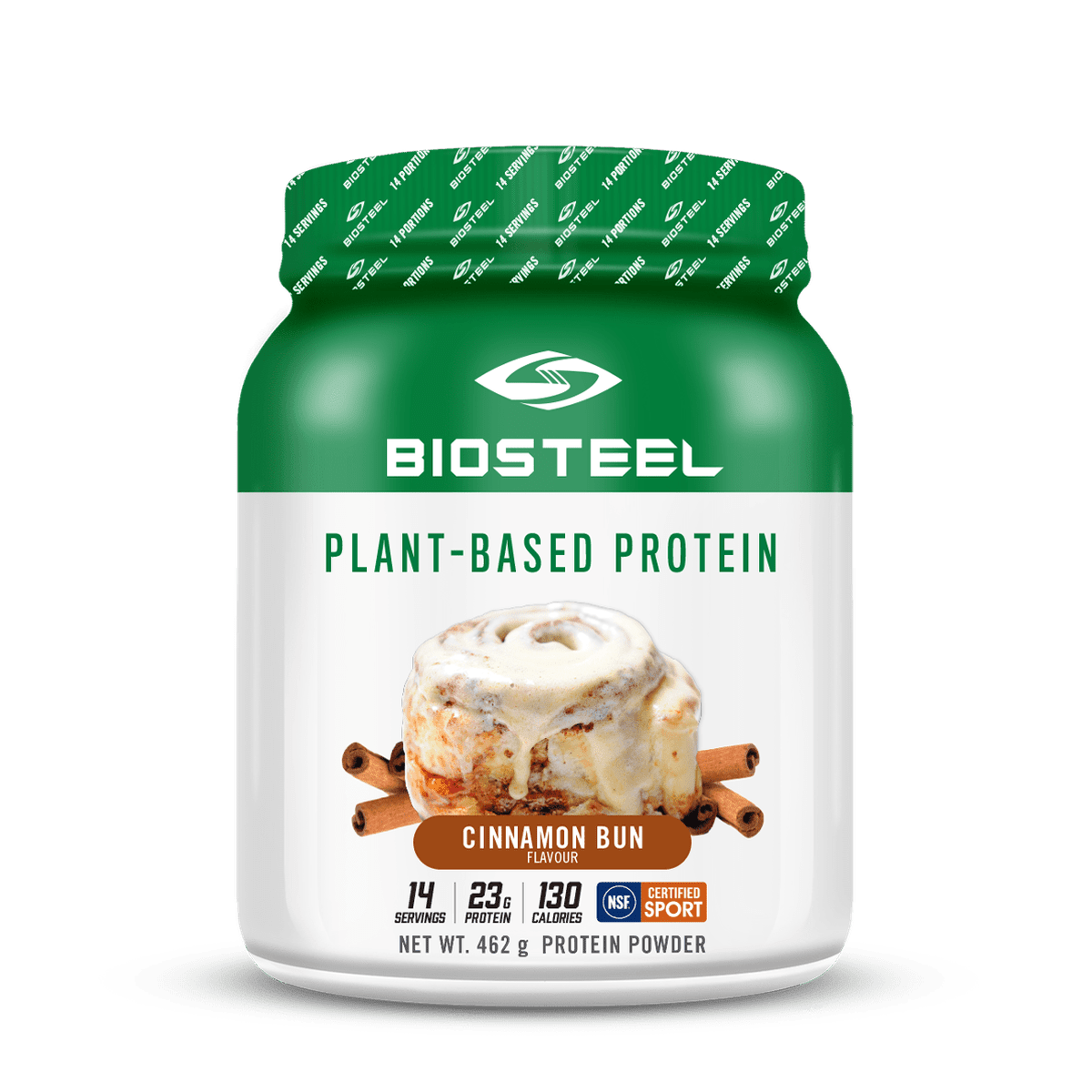 Plant-Based Protein Cinnamon Bun  BioSteel Sports Nutrition Inc.
