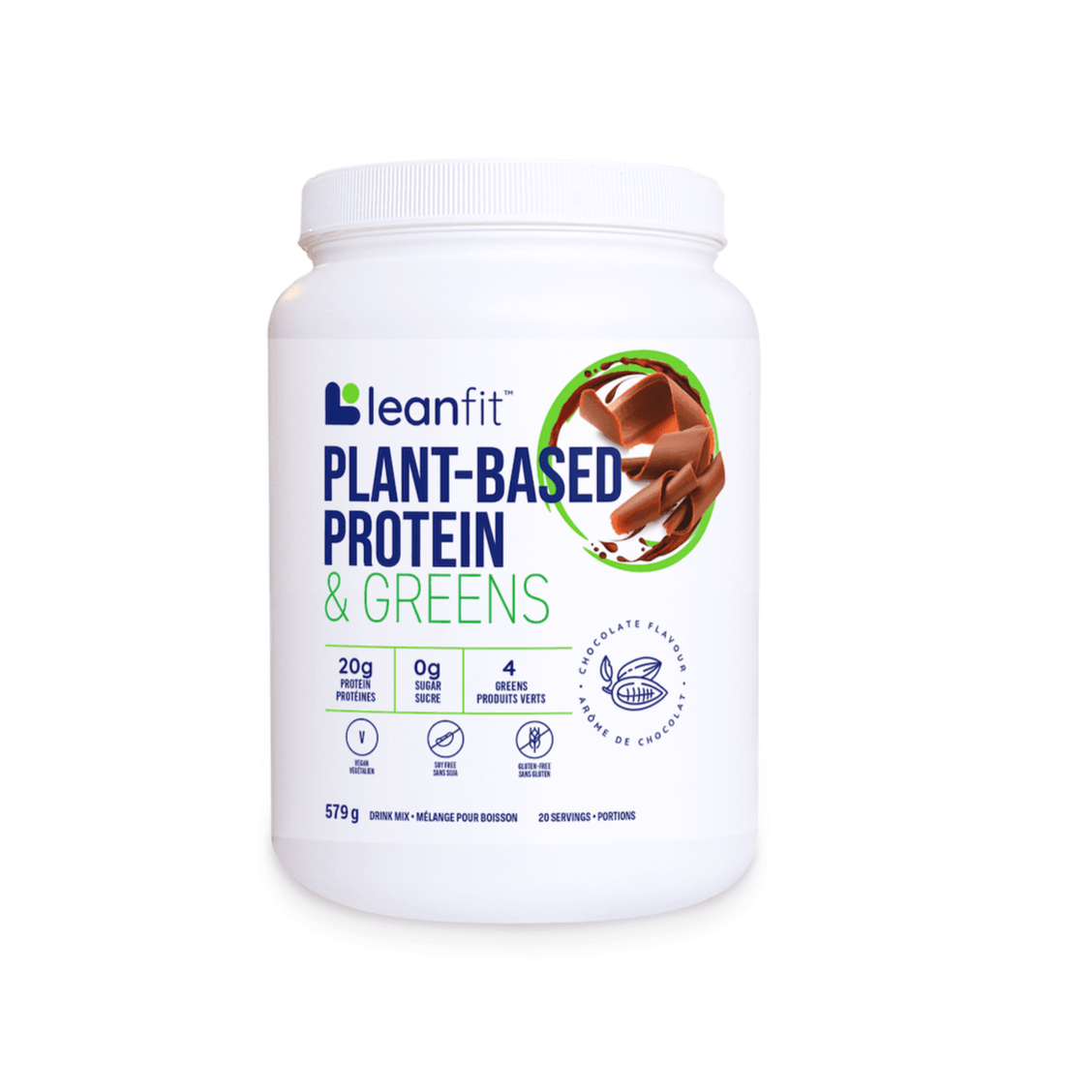 Plant-Based Protein & Greens - Chocolate LeanFit