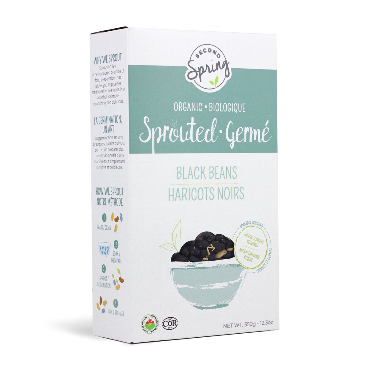 Sprouted Black Beans  Second Spring Sprouted Foods