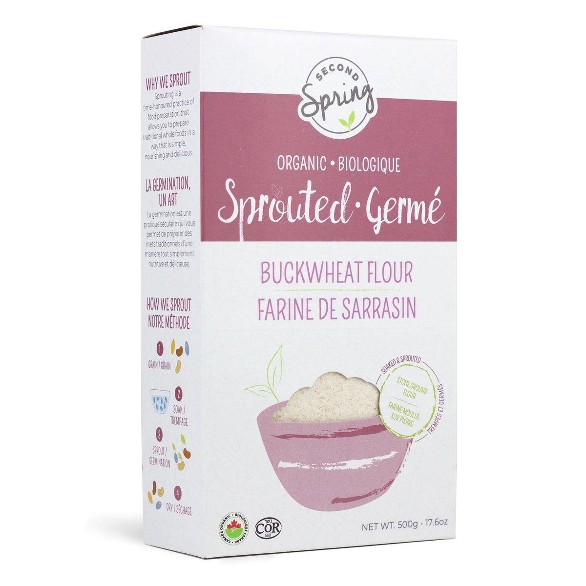 Sprouted Buckwheat Flour Second Spring Sprouted Foods