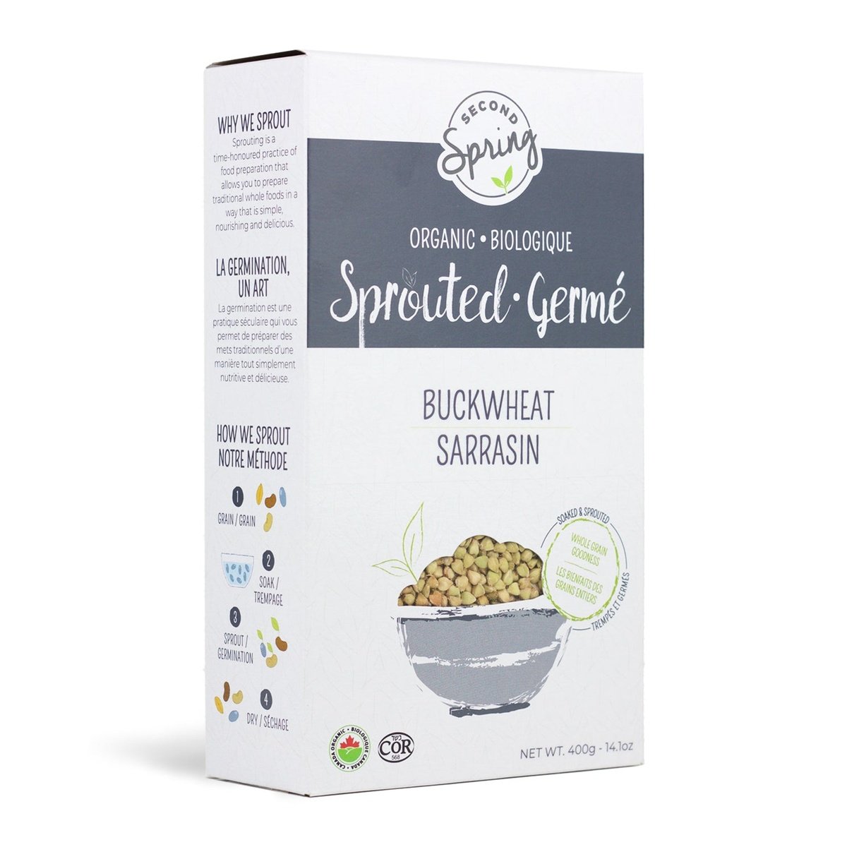 Sprouted Buckwheat Second Spring Sprouted Foods