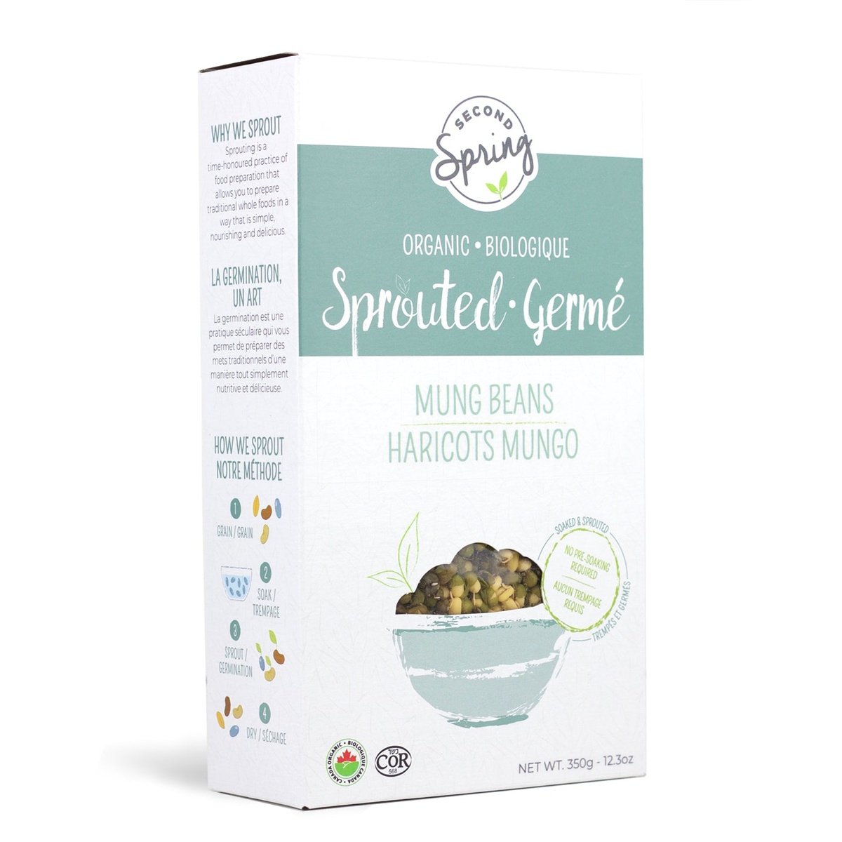 Sprouted Mung Beans  Second Spring Sprouted Foods
