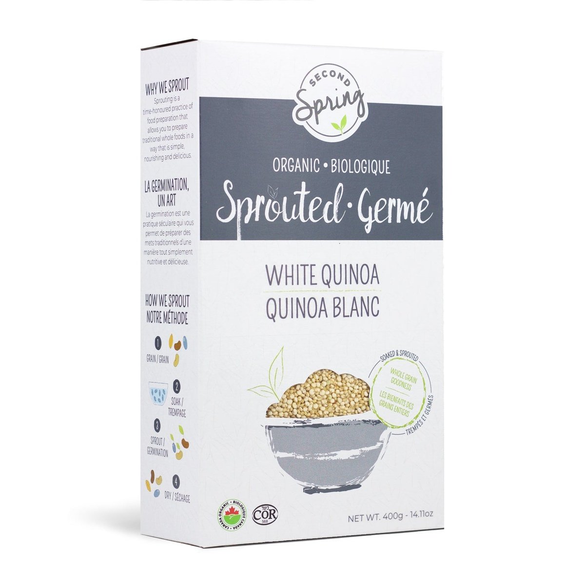 Sprouted Quinoa Second Spring Sprouted Foods