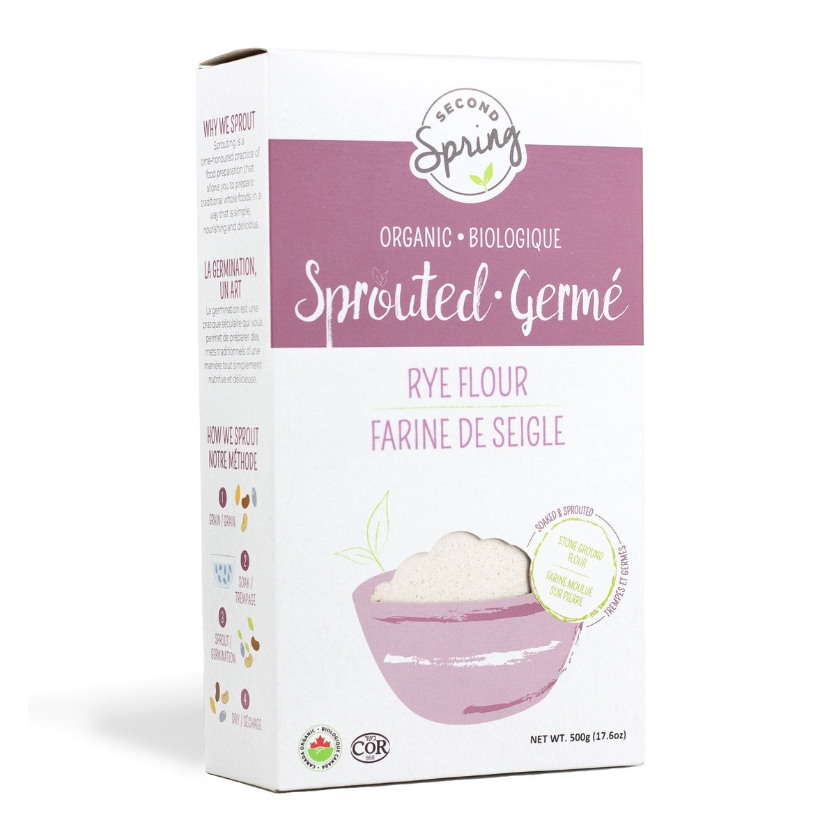 Sprouted Rye Flour Second Spring Sprouted Foods
