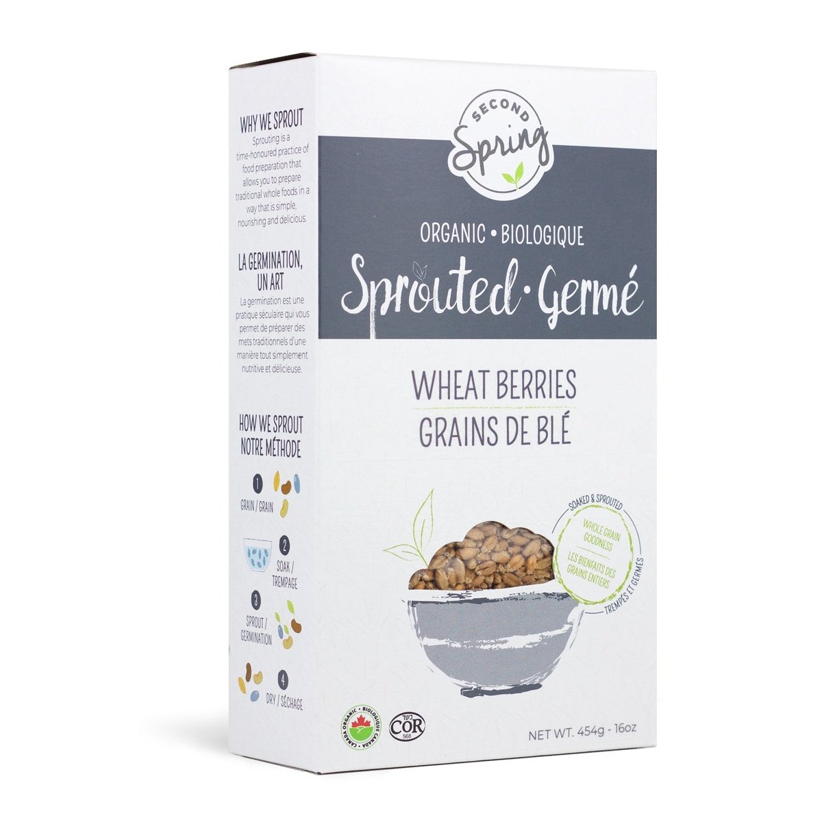 Sprouted Wheat Berries Second Spring Sprouted Foods
