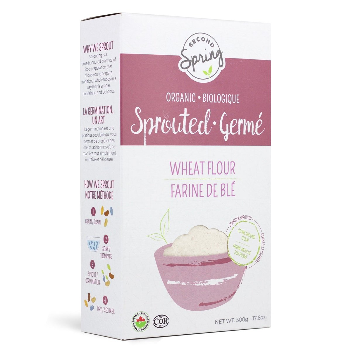 Sprouted Wheat Flour Second Spring Sprouted Foods
