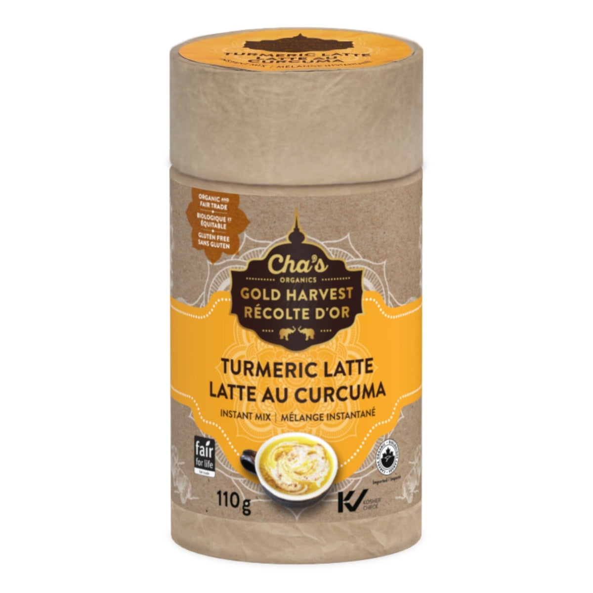 Turmeric Latte Instant Mix  Cha's Organics