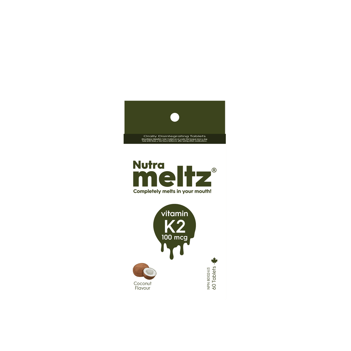 Vitamin K2 - 100mcg  NUTRAMELTZ