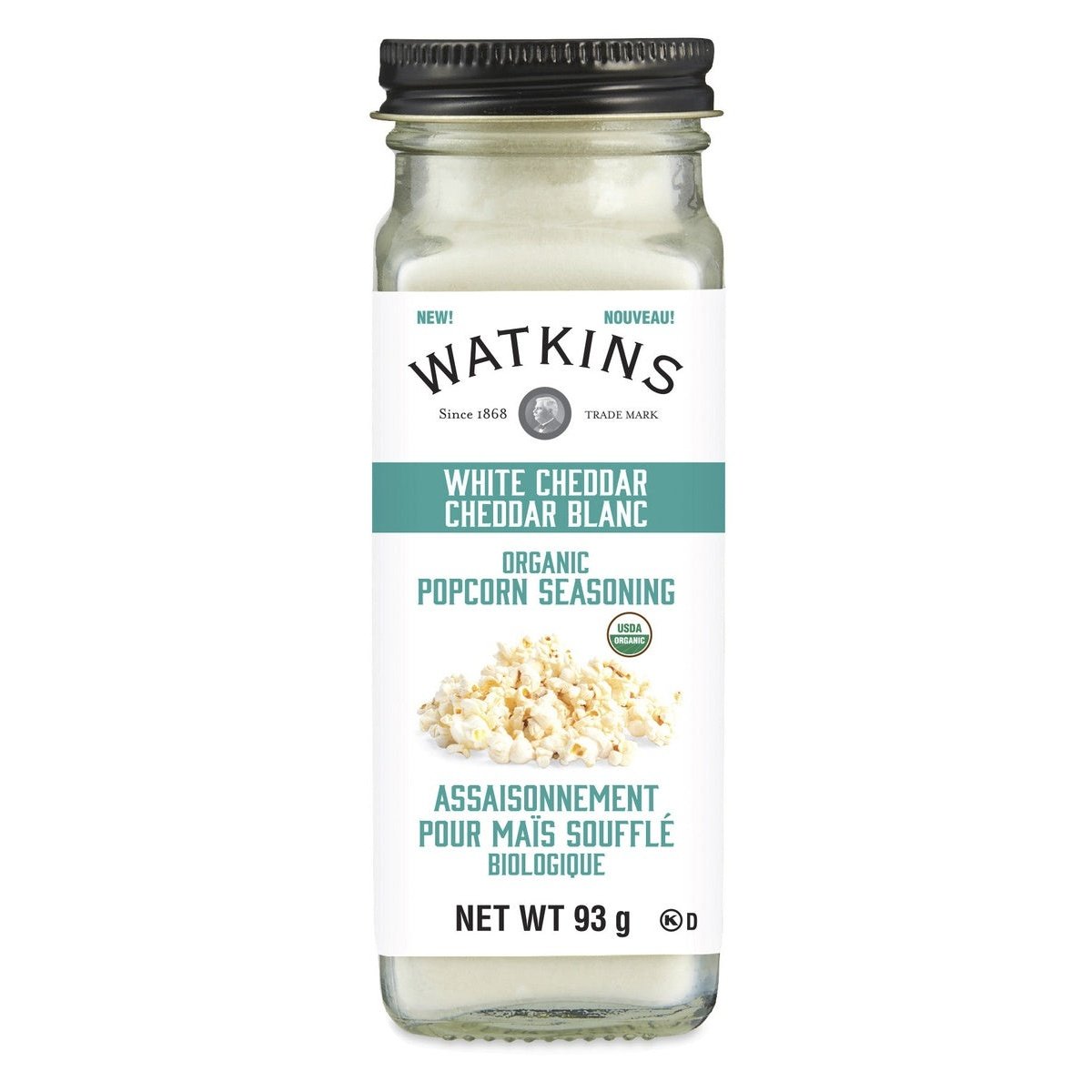 White Cheddar Popcorn Seasoning  Watkins Co.