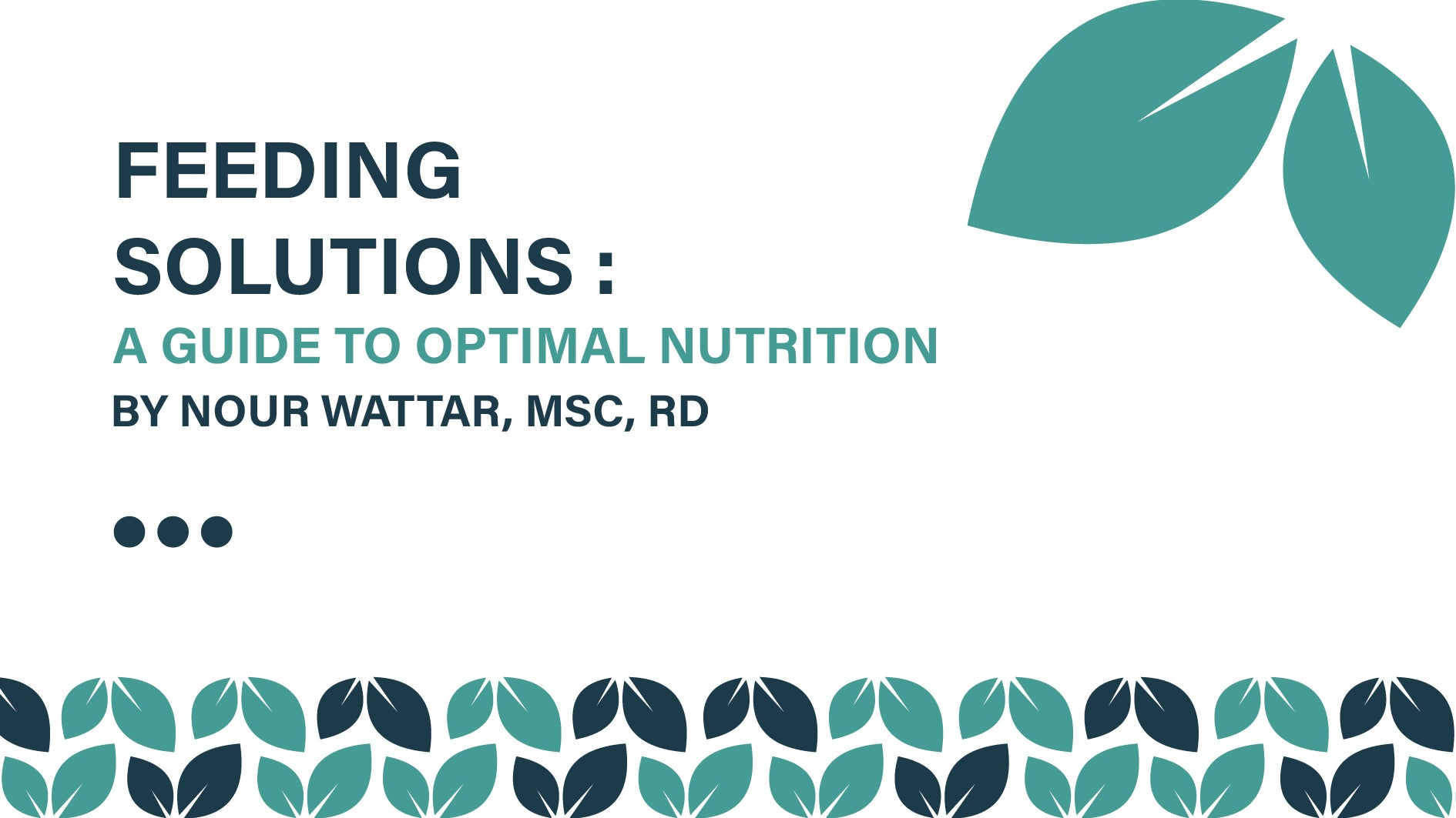 Feeding Solutions A Guide To Optimal Nutrition feeding-solutions-a-guide-to-optimal-nutrition