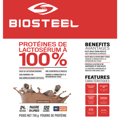 100% Whey Protein Chocolate  BioSteel Sports Nutrition Inc.   