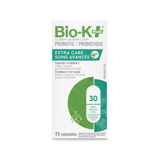 Probiotics Extra Care, Travel Format 30B  Bio-K+   