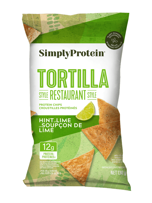 Tortilla Chips Hint of Lime  SimplyProtein