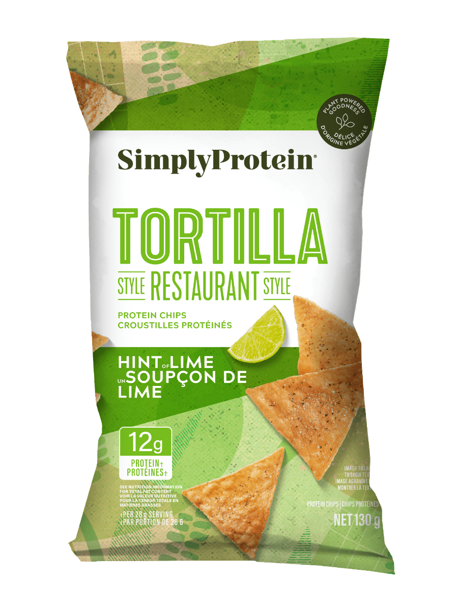Tortilla Chips Hint of Lime  SimplyProtein   