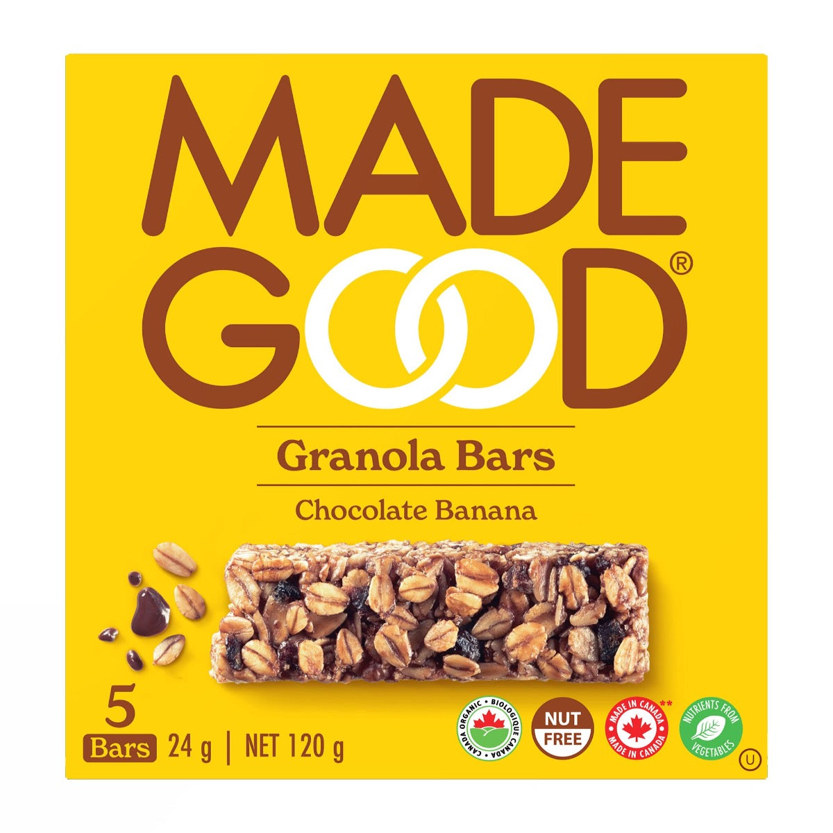 Chocolate Banana Granola Bar  Made Good   