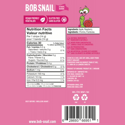 Apple-Raspberry Stripes  Bob Snail   